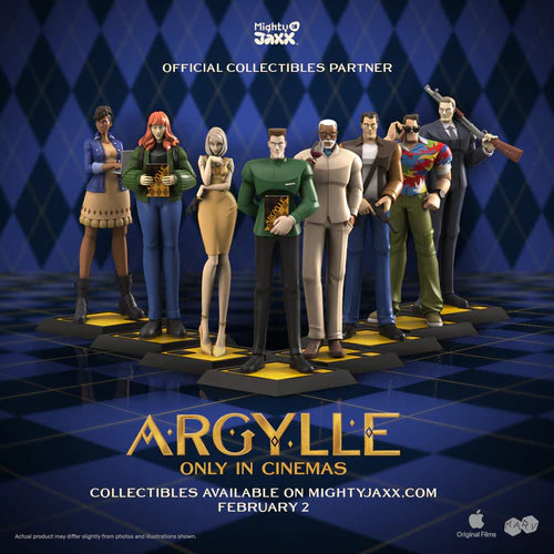 Mighty Jaxx Unveils Epic Collaboration with Hollywood Blockbuster 'Argylle': Movie Magic Comes to Life in Art Figurines!